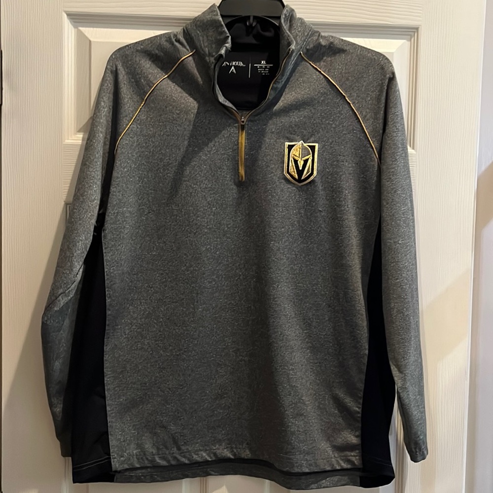Las Vegas Golden Knights 1/4 Zip mid-weight pullover.  XL